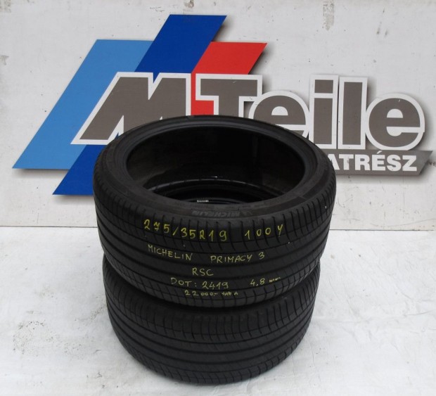 (2db | R/DB)[GYRI HASZNLT] MICHELIN- PRIMACY 3 (RSC) | 275/35R19 1